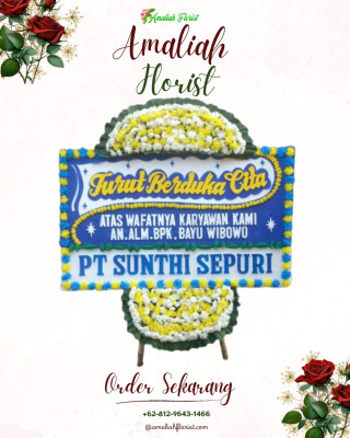 Papan Bunga Duka di Aru Tengah Selatan